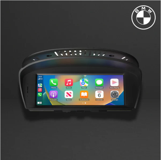 Écran Apple CarPlay compatible Série 3 E90 E91 E92 E93 et Série 5 E60 E61 (BMW)