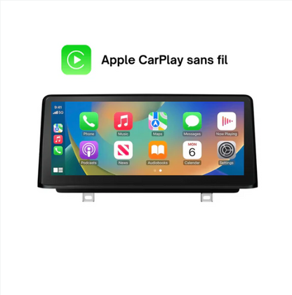 Écran BMW Série 3 Série 4 F30/F31/F32/F33/F34/F36 — Apple CarPlay & Android Auto Sans Fil