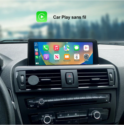 Écran BMW Série 1 Série 2 F20/F21/F22/F23 — Apple CarPlay & Android Auto Sans Fil